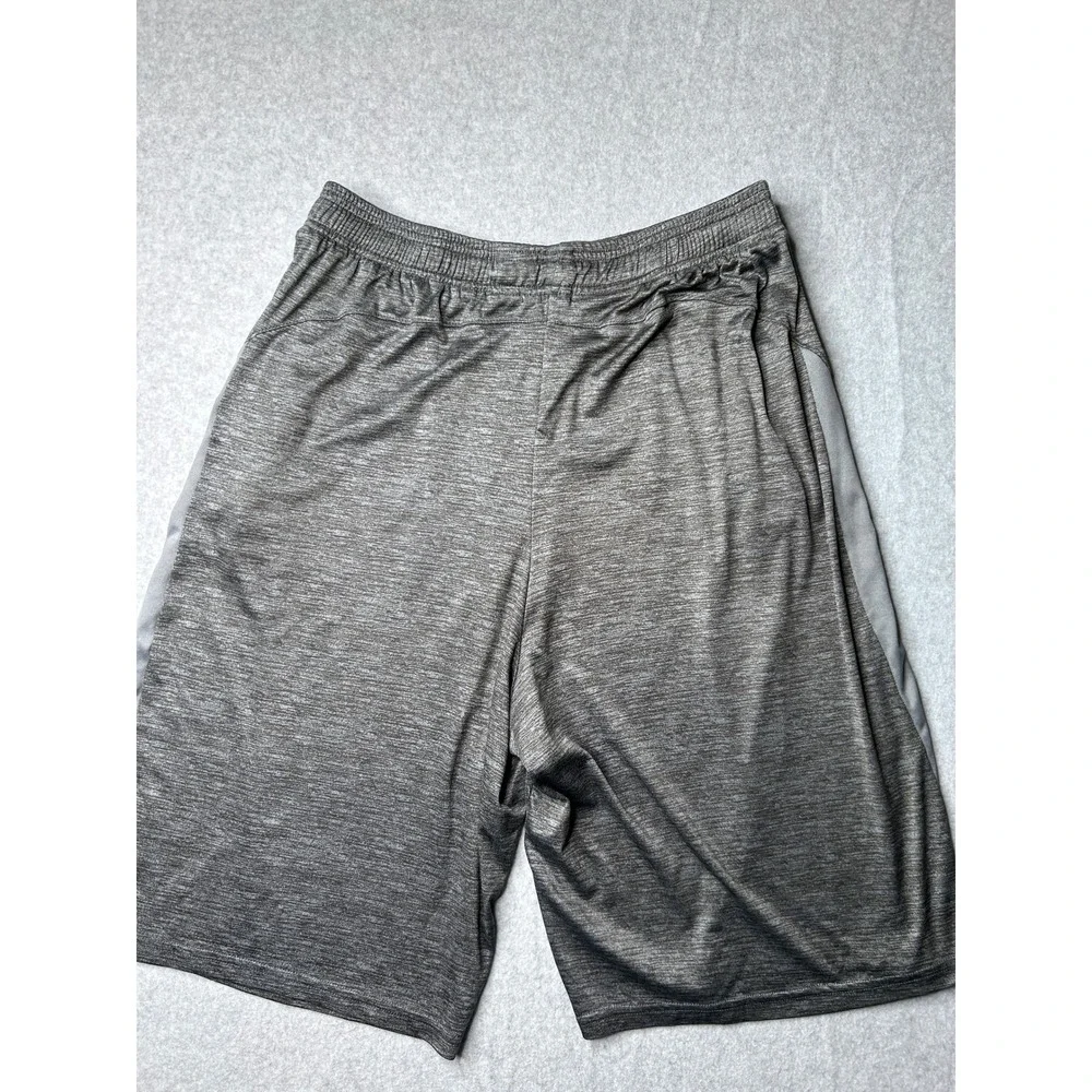 Buffalo Outdoors Mens 2XL Athletic Shorts Gray Mesh Gym Pockets
